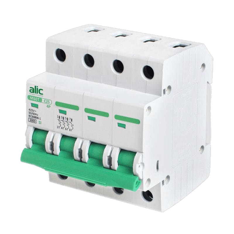 LLAVE TERMOMAGNETICA TETRAPOLAR 4X20A CURVA C 3KA - ALIC