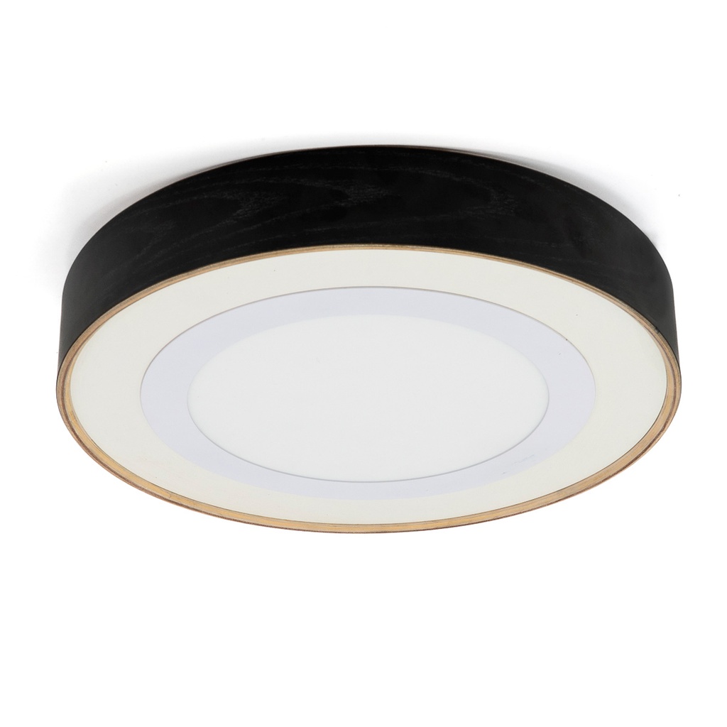 ACCESORIO PLAFON MADERA 30X5CM PARA PANEL EMBUTIR 18W COLOR BLACK ASH - TOKIO