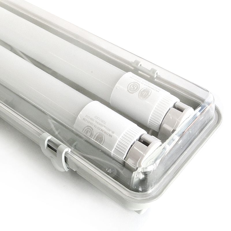 LISTON PLAFON ESTANCO DOBLE 2X9W TIPO MAREA APTO LED - LIGHTLION