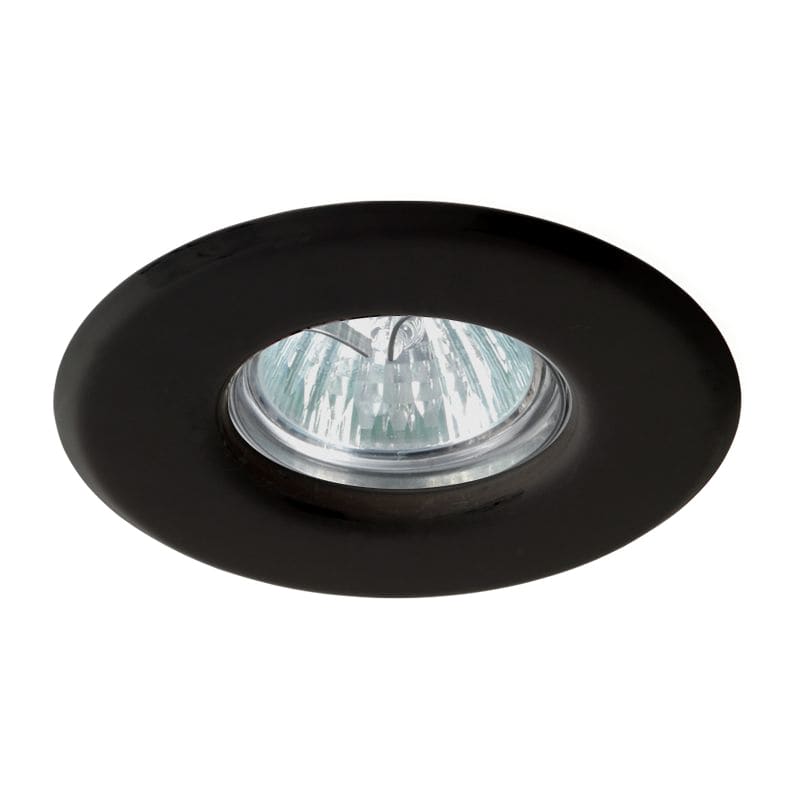 SPOT EMBUTIR P/DICRO GU10 Ø9CM NEGRO TEXTURADO FIJO C/ZOCALO  - SPOTSLINE