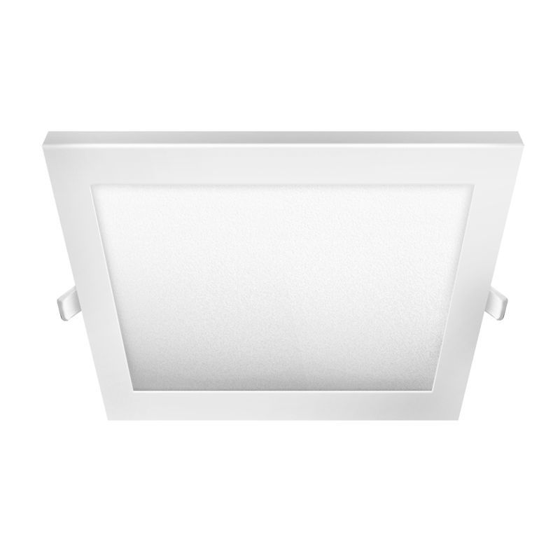PANEL LED EMBUTIR 6W CUADRADO LUZ NEUTRA MARCO BLANCO - MACROLED