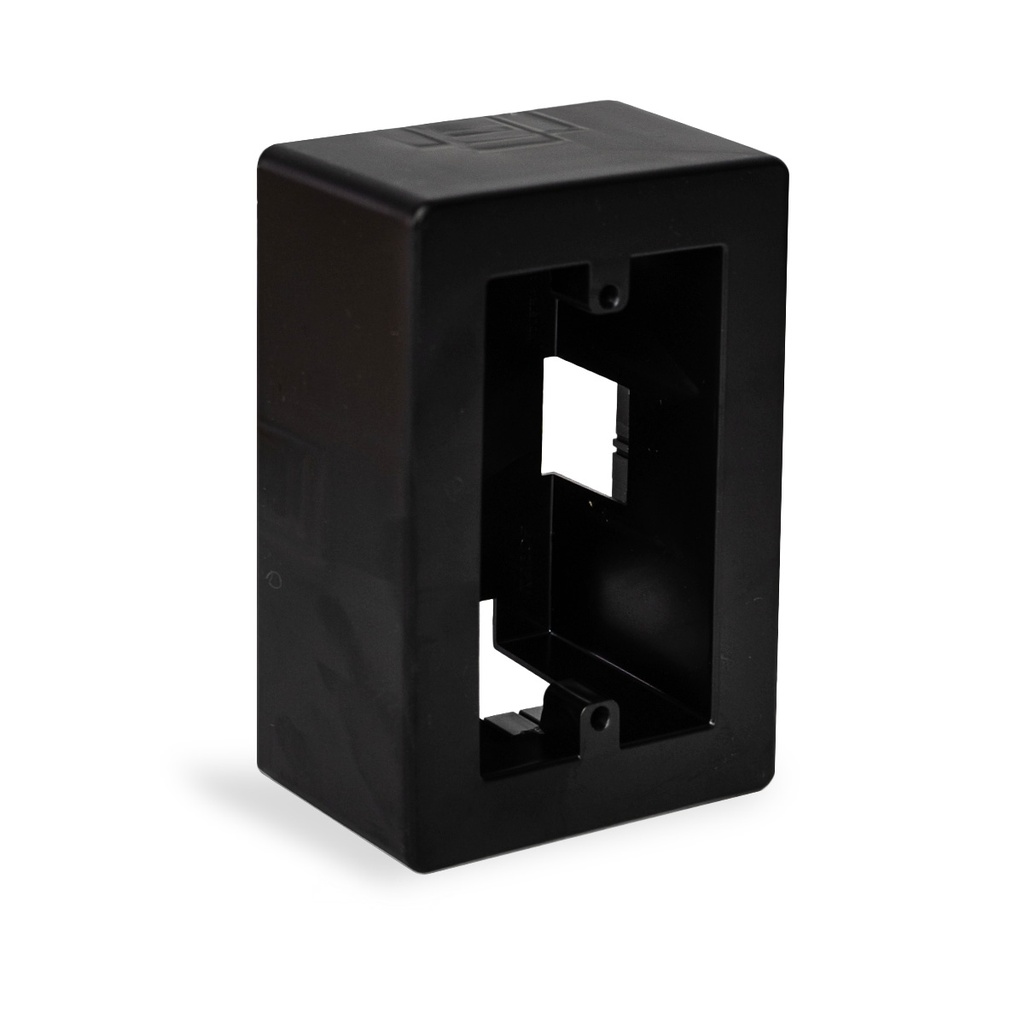 CAJA PARA CABLECANAL 5X10CM SOBREPONER MAXI NEGRA - KALOP