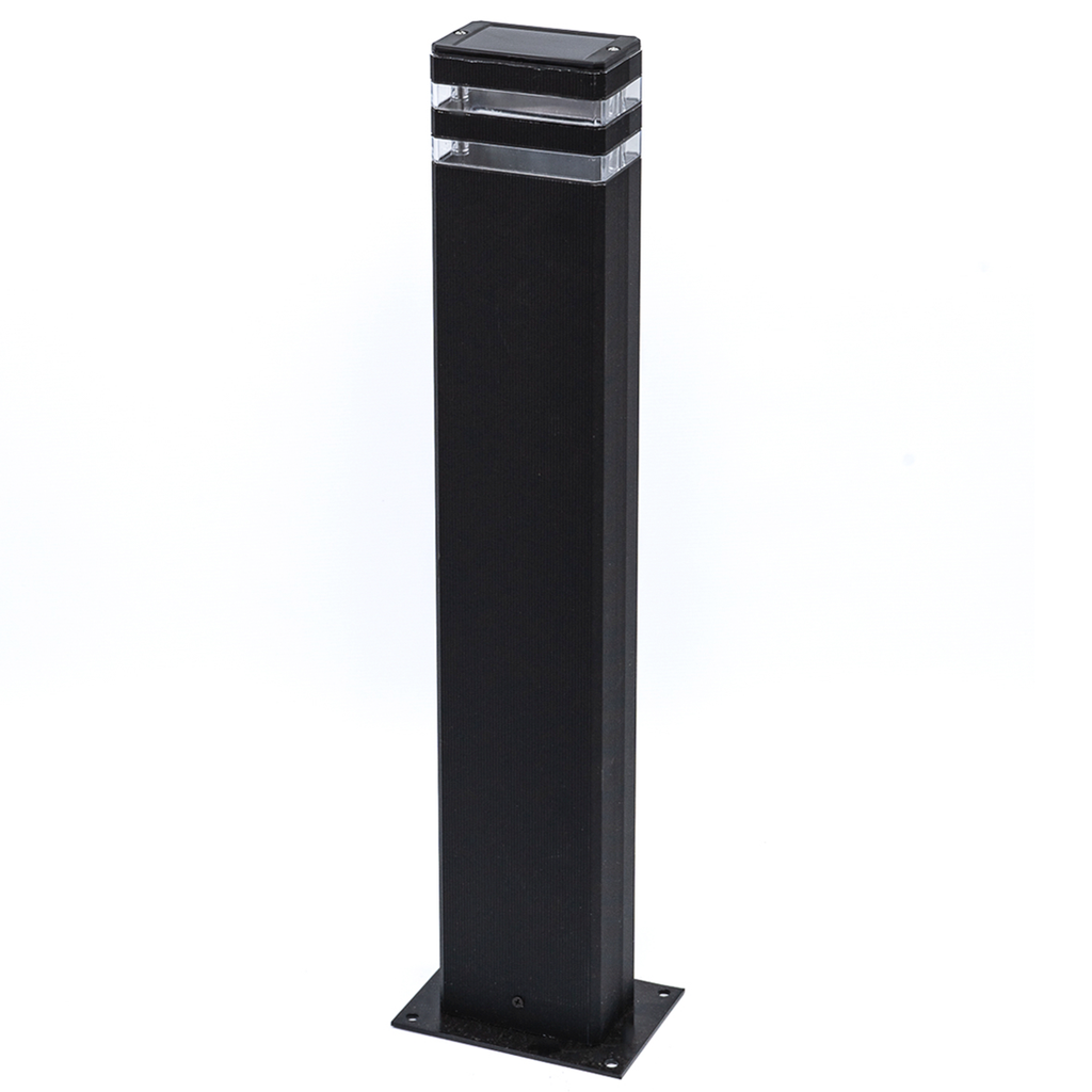 MARCA SENDERO ALUMINIO 64CM E27 EXTERIOR NEGRO - SAN JUSTO