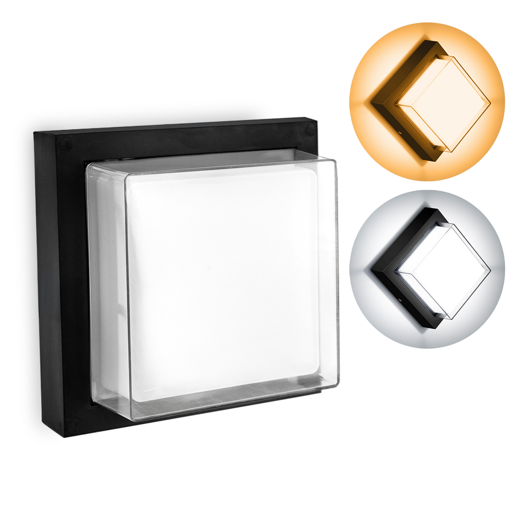 PLAFON LED DE APLICAR CUADRADO SIN MARCO 12W LUZ DIA - NOVA