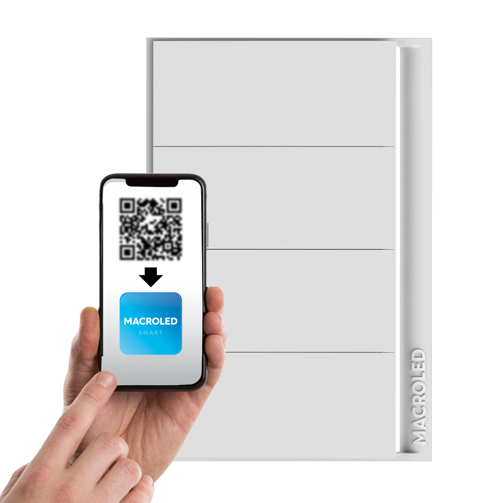 LLAVE DE LUZ SMART 4 PUNTOS BLANCO TOKIO - MACROLED