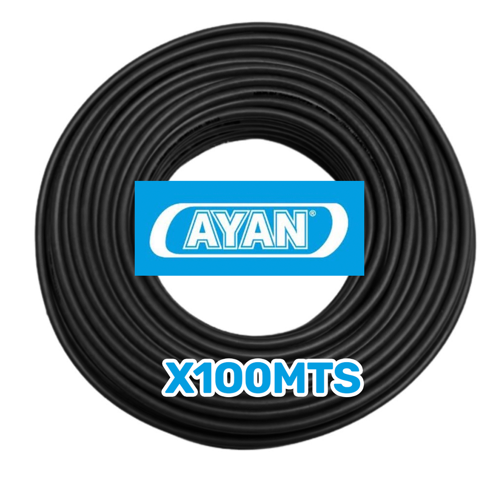 CABLE UNIPOLAR 16.00MM NEGRO (X 100MTS) - AYAN CABLES