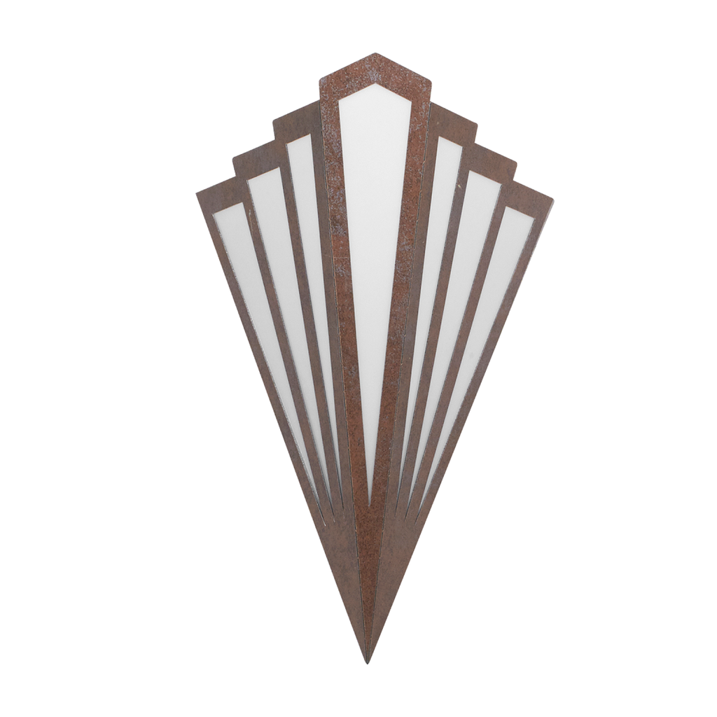 APLIQUE DE PARED 1 LUZ E27 ANZIO 350X205X140ML OXIDO - FERROLUX