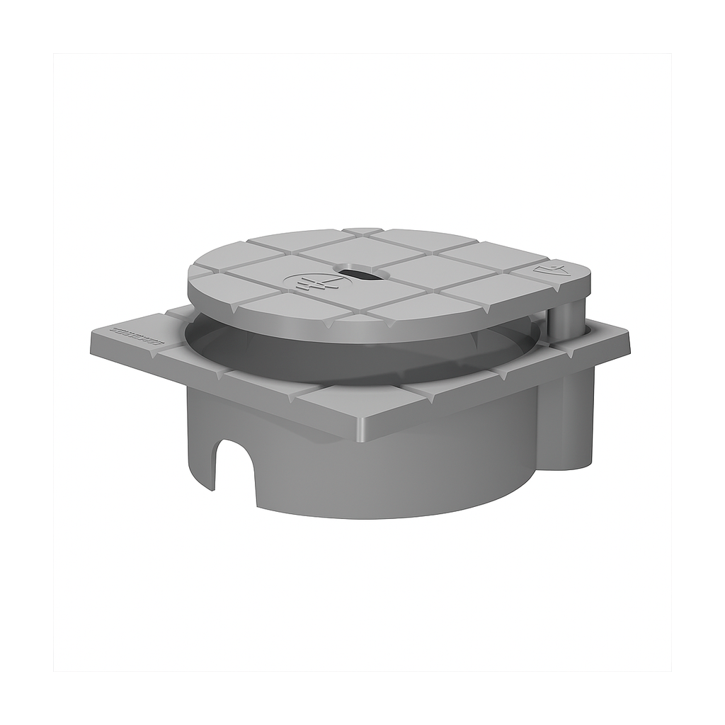 CAJA DE INSPECCION MATERIAL AISLANTE 15X15CM - GENROD