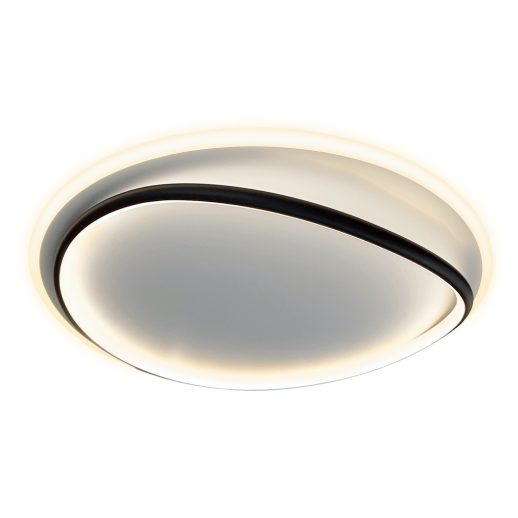 APLIQUE LED 40W LUZ DIA/NEUTRA/CALIDA DIAM 50CM BEES NEGRO - 180 ILUMINACION