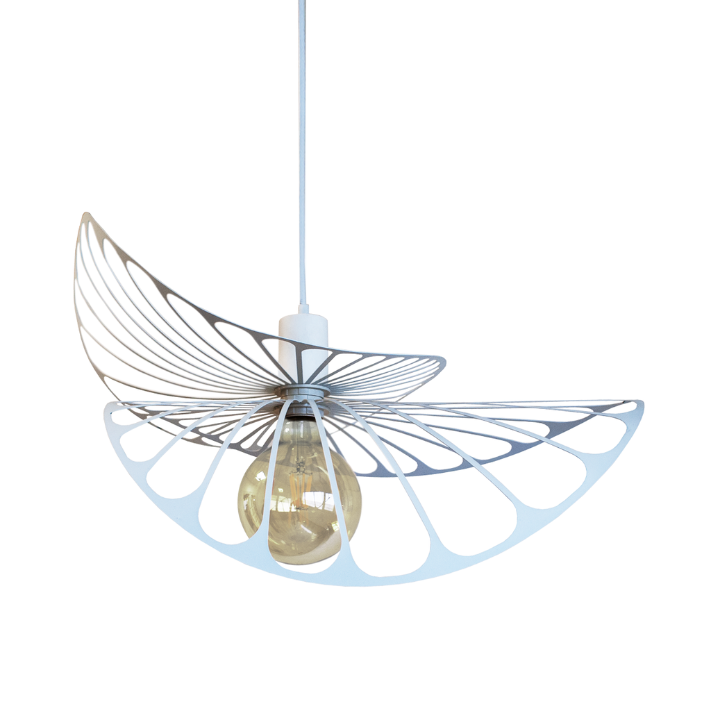 COLGANTE POTENZA 1 LUZ E27 40X65X55CM BLANCO - FERROLUX