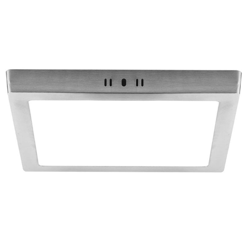  PLAFON LED APLICAR 24W CUADRADO  LUZ CALIDA MARCO PLATIL - MACROLED