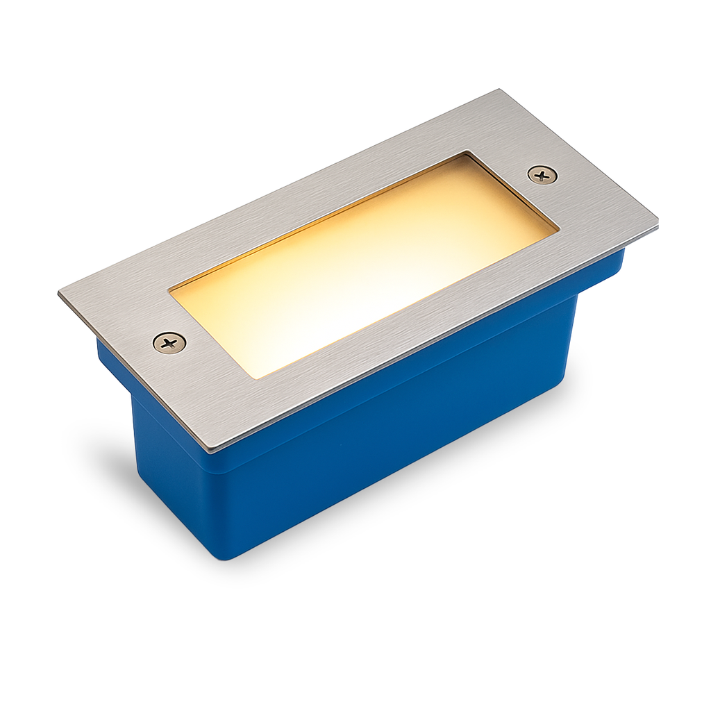 APLIQUE PHILA EMPOTRABLE DE PARED O PISO DE ALUMINIO LED 2W - 180° ILUMINACIÓN