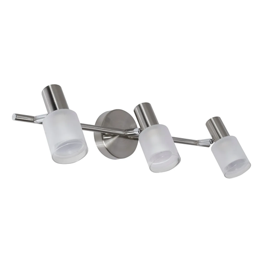 [LK/6011] APLIQUE DE TECHO AITIA III GU10 X3 COLOR NIQUEL METAL - LEUK