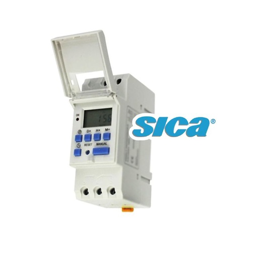 [789027] TIMER RELOJ HORARIO DIGITAL 2 DIN 10A - SICA