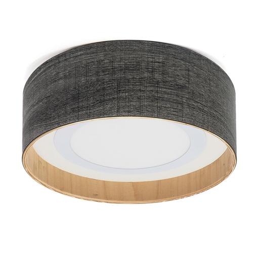 [TOK/1110-300-03] ACCESORIO PLAFON MADERA 30X10CM PARA PANEL EMBUTIR 18W COLOR VINTAGEGREY - TOKIO