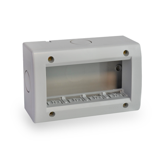 [KL42023] CAJA SIGMA 4 MODULOS SOBREPONER IP40 GRIS - KALOP