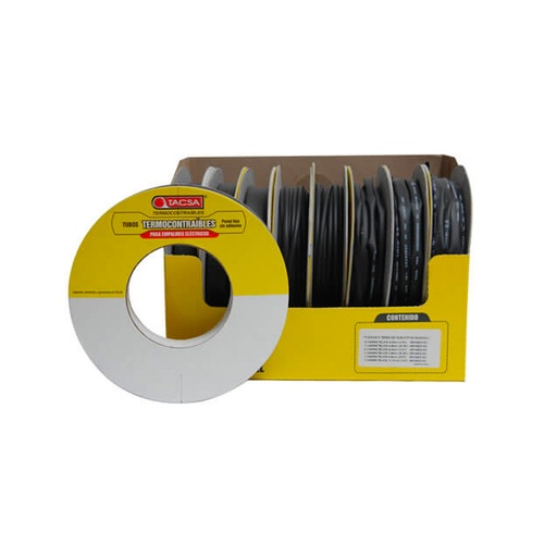 [TA-T1/2] TERMOCONTRAIBLE 1/2 - 12.7/6.4MM X 10M - TACSA