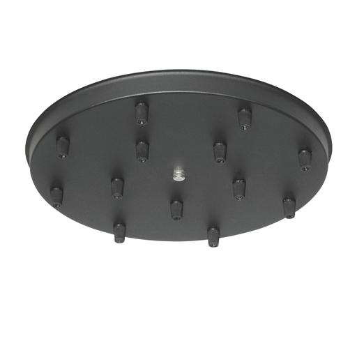 [X-67N/T] BASE REDONDA MULTILUCES SIN PRENSACABLE 300X23MM NEGRO - FERROLUX