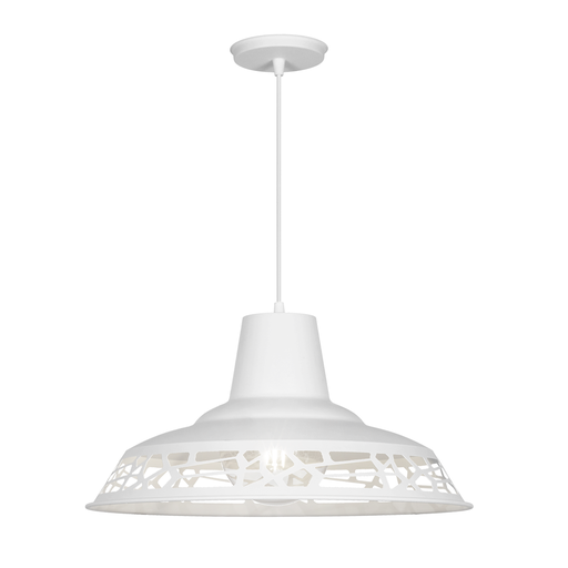 [C-1308B/T] COLGANTE DIJON 43CM DIAM ALT 21,6CM BLANCO - FERROLUX