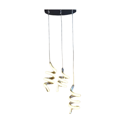 [19158] COLGANTE LED 30W LUZ DIA/NEUTRA/CALIDA FUSILI CROMO - 180 ILUMINACION