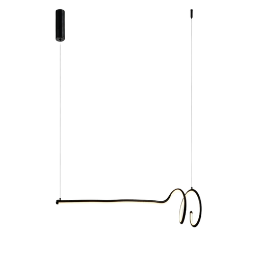 [18022/NE] COLGANTE LED 36W LUZ DIA/NEUTRA/CALIDA BARILA NEGRO - 180 ILUMINACION