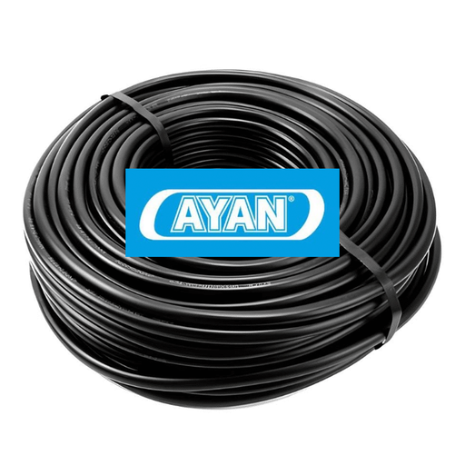 [AYN/TT2X1.5] CABLE TIPO TALLER 2X1.5MM NEGRO (X100MTS) - AYAN CABLES