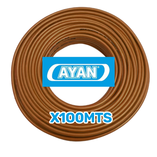 [AYN/AC1X16M] CABLE UNIPOLAR 16.00MM MARRON (X 100MTS) - AYAN CABLES