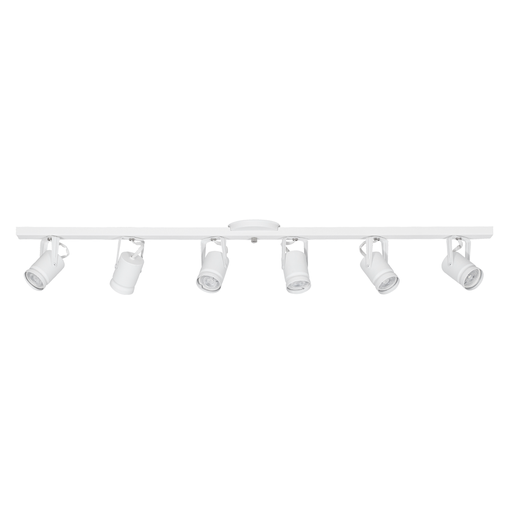 [S-6900B/T] SPOT PARED O TECHO GRANADA BLANCO 6 GU10 100CM LARGO - FERROLUX