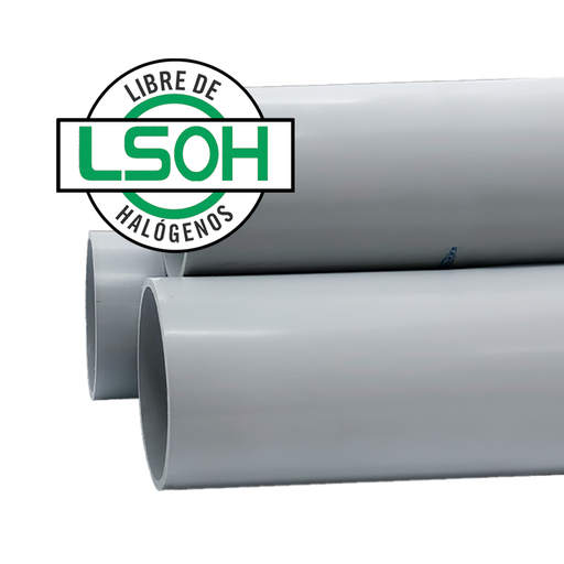 [KL05706] CAÑO RIGIDO PVC LSOH ULTRA PESADO 50MM GRIS TIRA X3MTS - KALOP